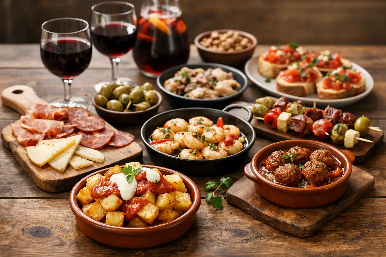 Autentiske spanske tapas til din fest