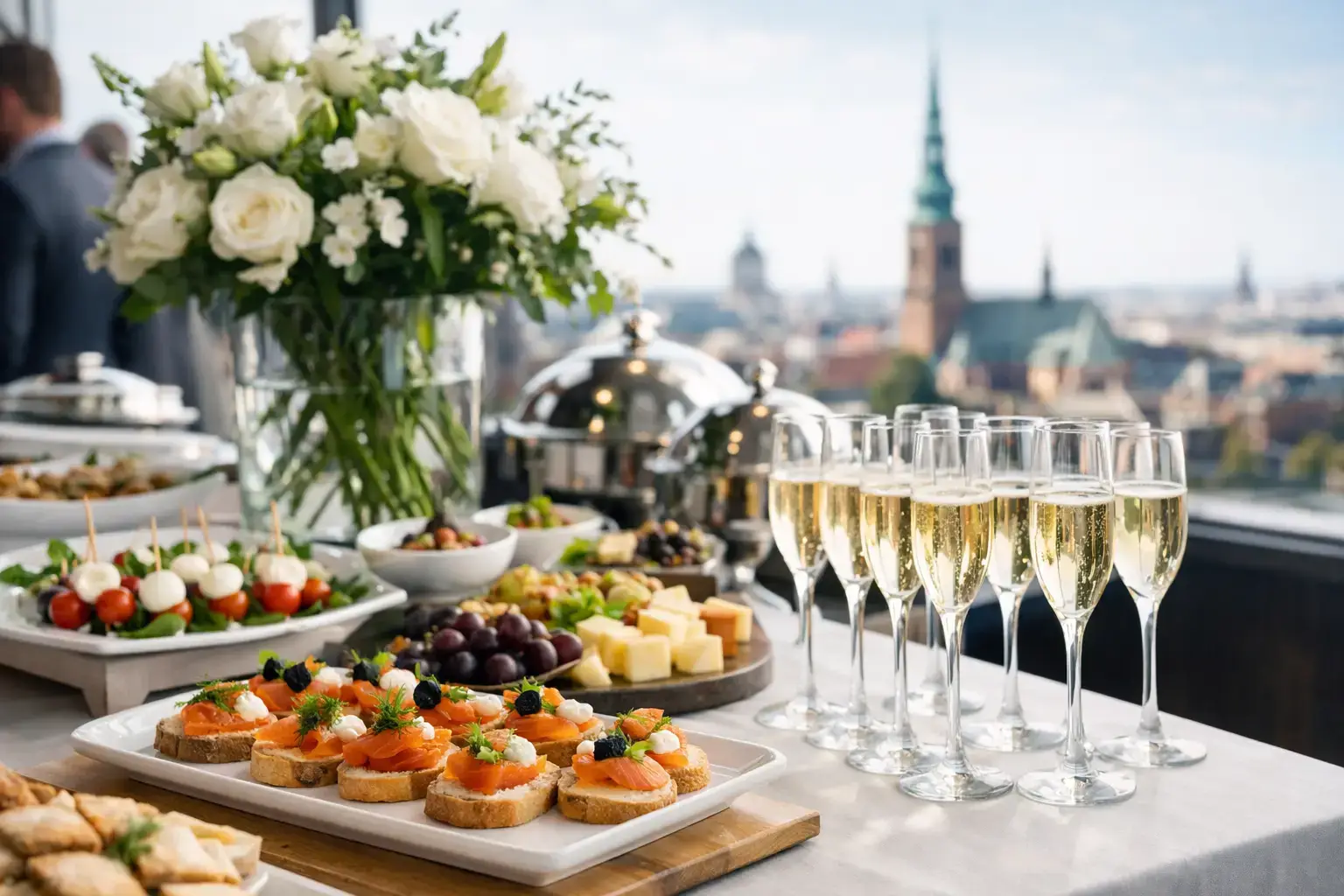 Catering til reception i København