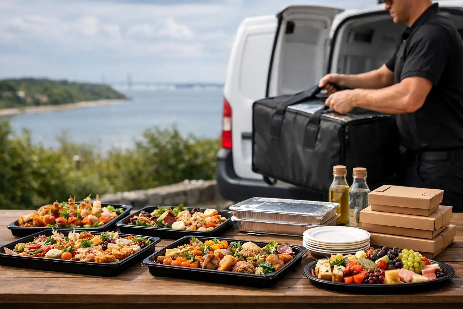 Catering med levering på Sjælland