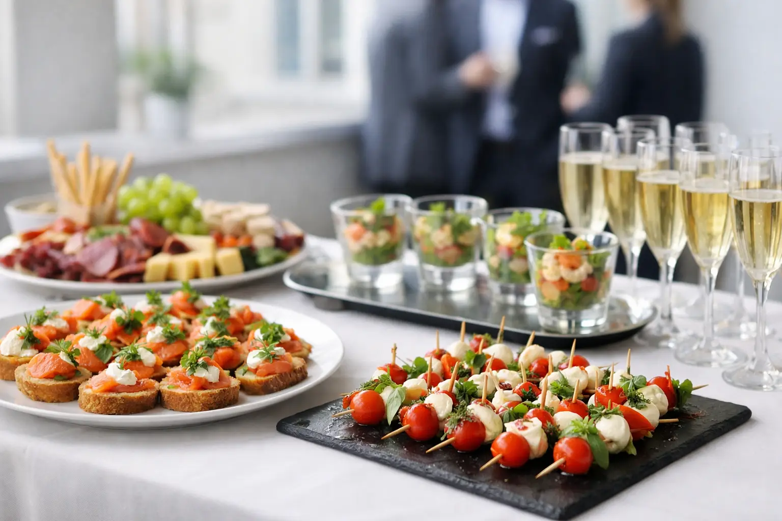 Mad ud af huset til reception