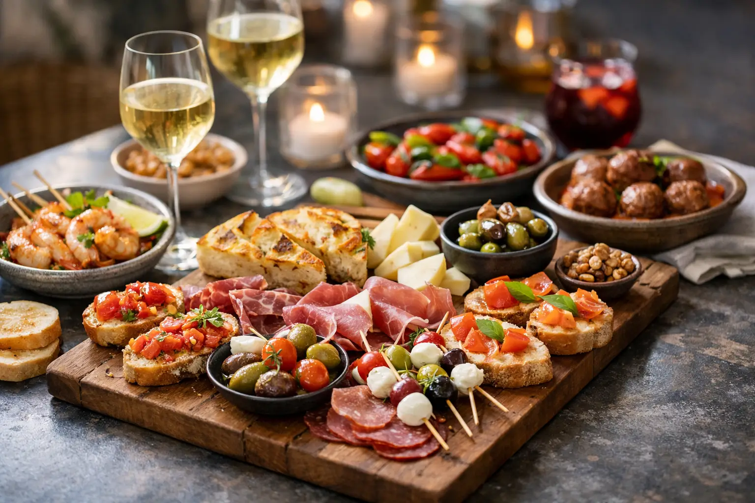 Hvordan vælger man tapasmenu til festen?