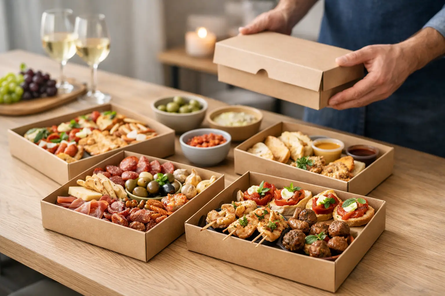 Bestil tapas med levering uden værtsstress