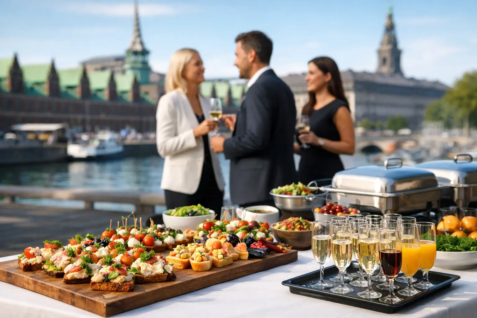 Catering til kundeevent København uden stress