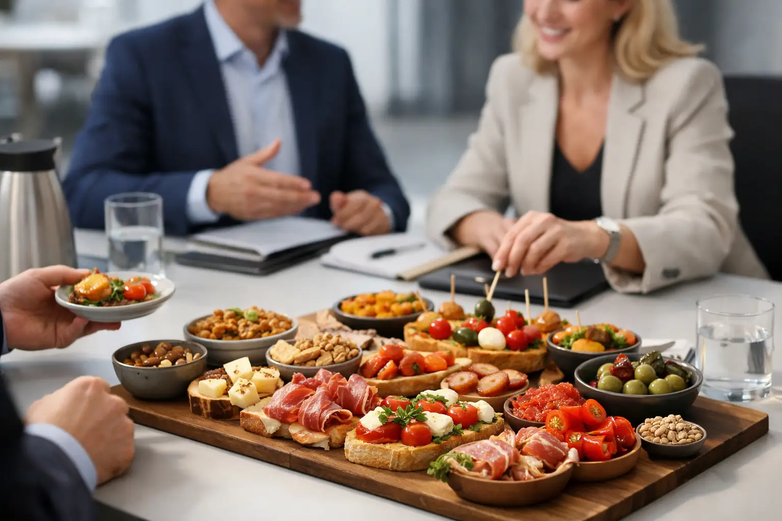 Tapas til erhvervsmøde gør mødet lettere
