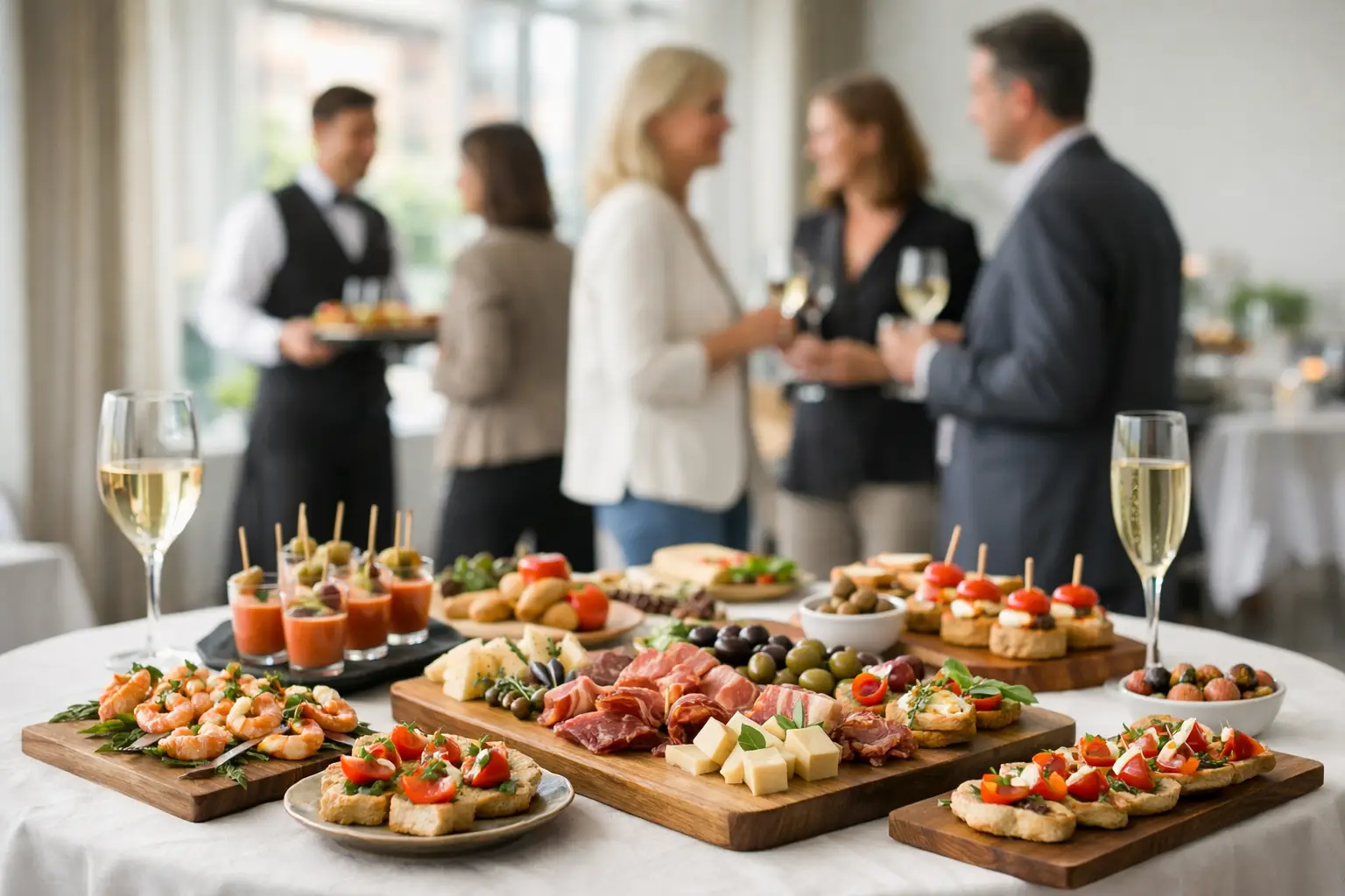Tapas til reception på Sjælland uden stress