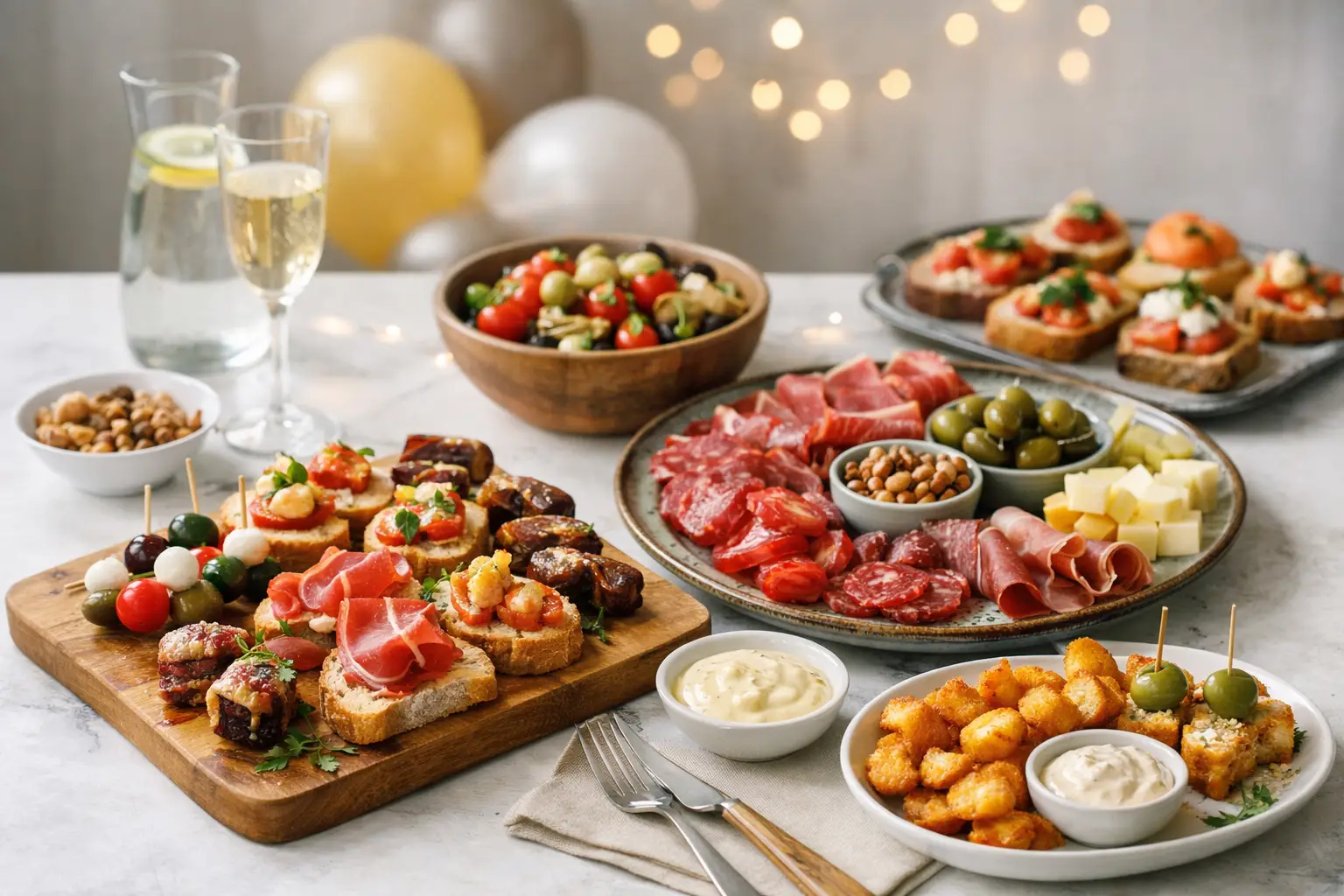 Tapasmenu til fødselsdagsfest uden stress