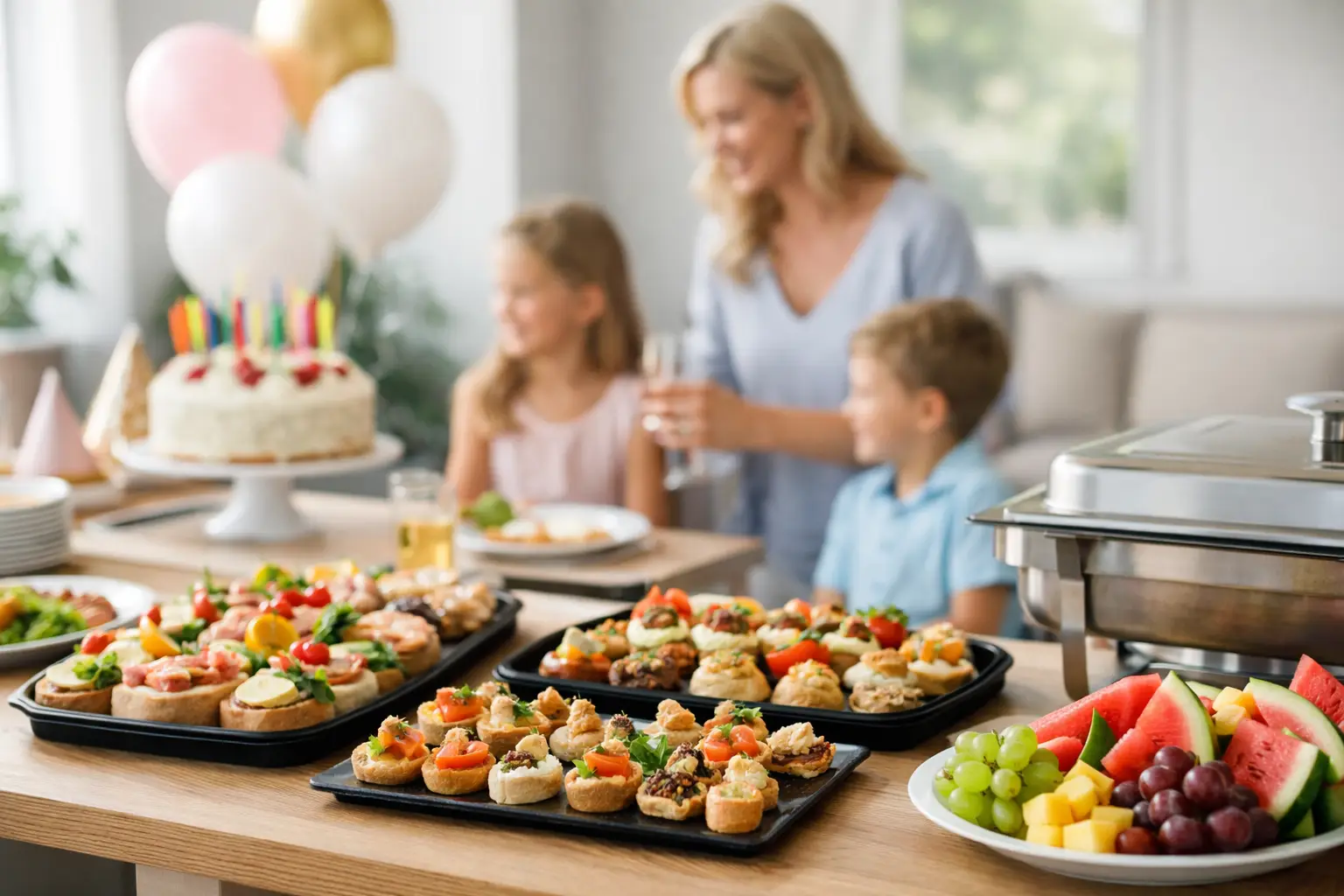 Vælg catering til fødselsdag hjemme uden stress
