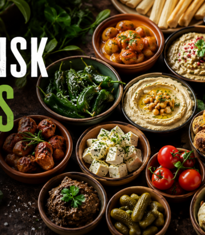 Vegansk catering med grøn tapas og plantebaserede retter