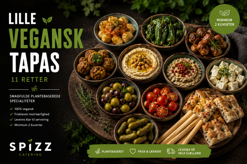 Vegansk tapas med 11 retter fra SPIZZ