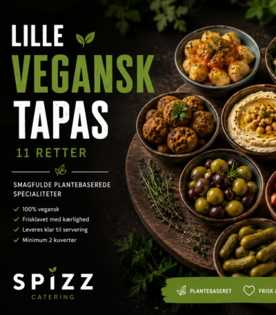 Vegansk tapas med 11 retter fra SPIZZ