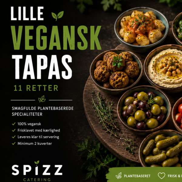Vegansk tapas med 11 retter fra SPIZZ